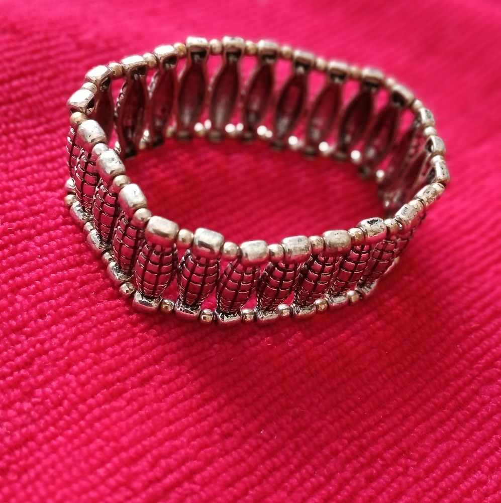 Goth style Stretchy Bracelet